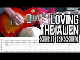 Velvet Revolver - Loving The Alien SOLO Lesson (With Tab)