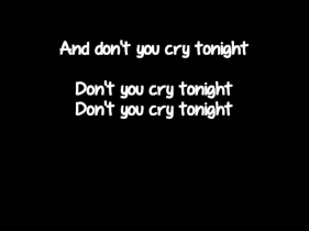 Guns n' Roses - Don't Cry Lyrics