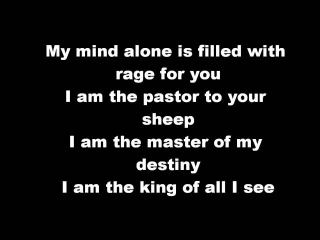Saliva - King Of My World [Lyrics]