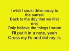 Drive Away - All American Rejects