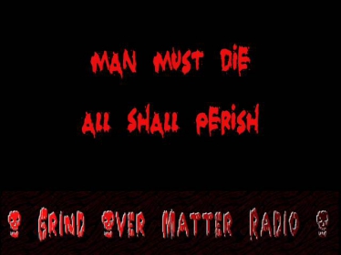 Man Must Die - All Shall Perish