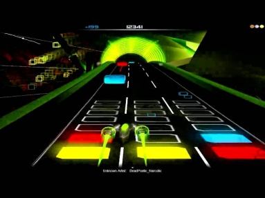 Audiosurf Gameplay [Dead Poetic - Narcotic]