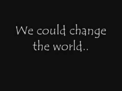 Change The World (The Lost Ones)-Anberlin Lyrics