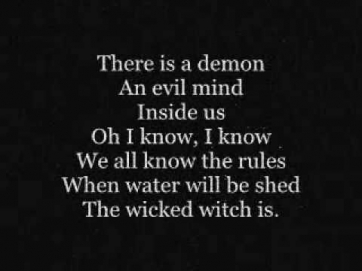 Demons & Wizards - Wicked Witch (Lyrics)