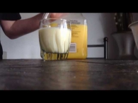 Science Project #1 Milk+Orange Juice=?