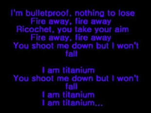 David Guetta ft Sia - Titanium (lyrics)