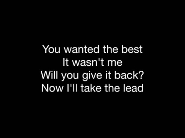 The All-American Rejects - The Last Song (lyrics)