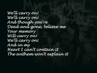 My Chemical Romance - Welcome To The Black Parade (lyrics)