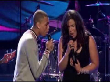 Jordin Sparks & Chris Brown - No air LIVE American Idol 2008