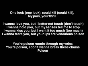 Alice Cooper - Poison / Lyrics - HQ