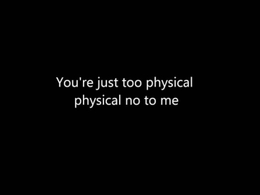 Nine Inch Nails - Physical (You're So) (Lyrics)