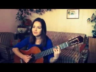 Таис Логвиненко - Я не буду забыта (девушка поет собственную песню под гитару)