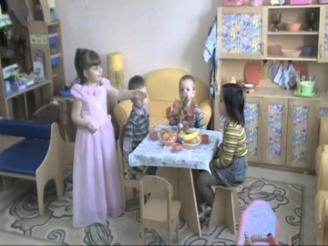Видеопрезентация Проект Моя семья Сюжетно ролевые игры детей в детском саду