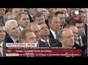 Обращение Путина к Федеральному собранию по присоединению Крыма к РФ 18 марта 2013