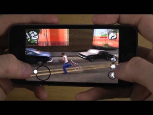Grand Theft Auto: San Andreas  iPhone 5S iOS 7.0.4 Jailbroken Gameplay Test