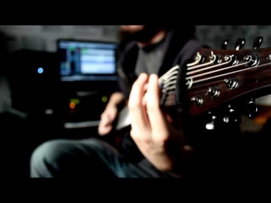 Oni 8 string Macassar Ebony Top & Axe FX Standard test (Meshuggah - Bleed cover)