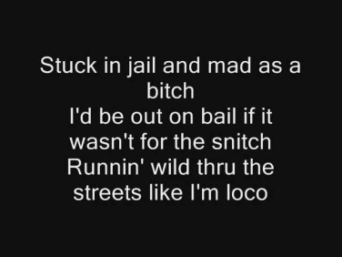 2Pac - Out On Bail Lyrics (Original Thug Life Version)