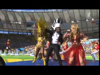 Выступление Шакиры на закрытии ЧМ по футболу 2014
