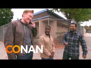 Ice Cube, Kevin Hart, and Conan Share A Lyft Car