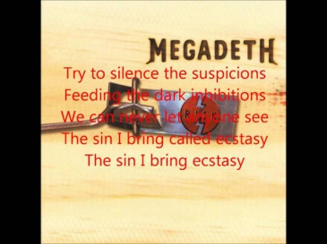 Megadeth - Ecstasy (lyrics)