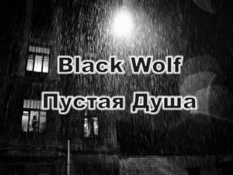 Black Wolf - Пустая душа