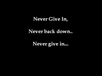 Never Give In by Black Veil Brides (lyrics)