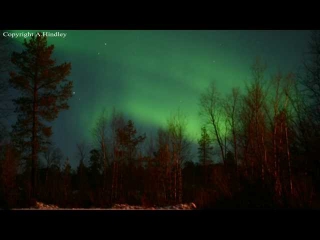 Aurora Borealis, Inari, Lapland,  Finland 1080 HD November 2011
