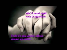 All American Rejects - Affection lyrics (English-Spanish)